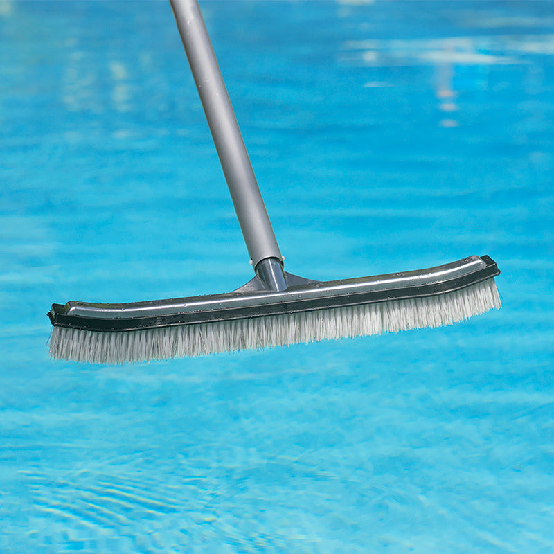 Poolmaster - 18″ Aluminum-Back Combo-Bristle Brush