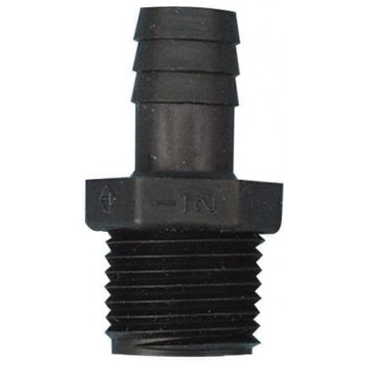 Male Adapter, 1/4" MPT x 3/8" Barb