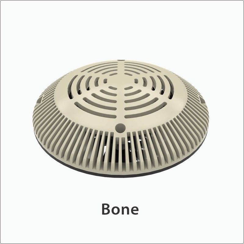 8-inch Retrofit Drain Cover - Bone