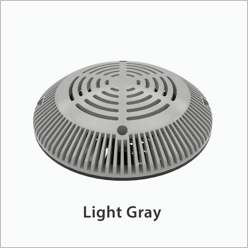 8-inch Retrofit Drain Cover - Light Gray