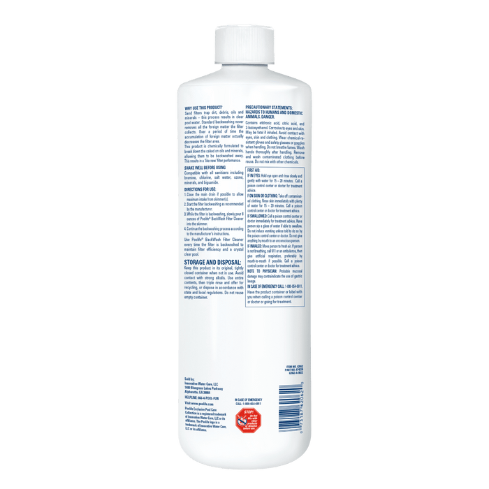 Poolife Backwash Filter Cleaner - 32 Oz