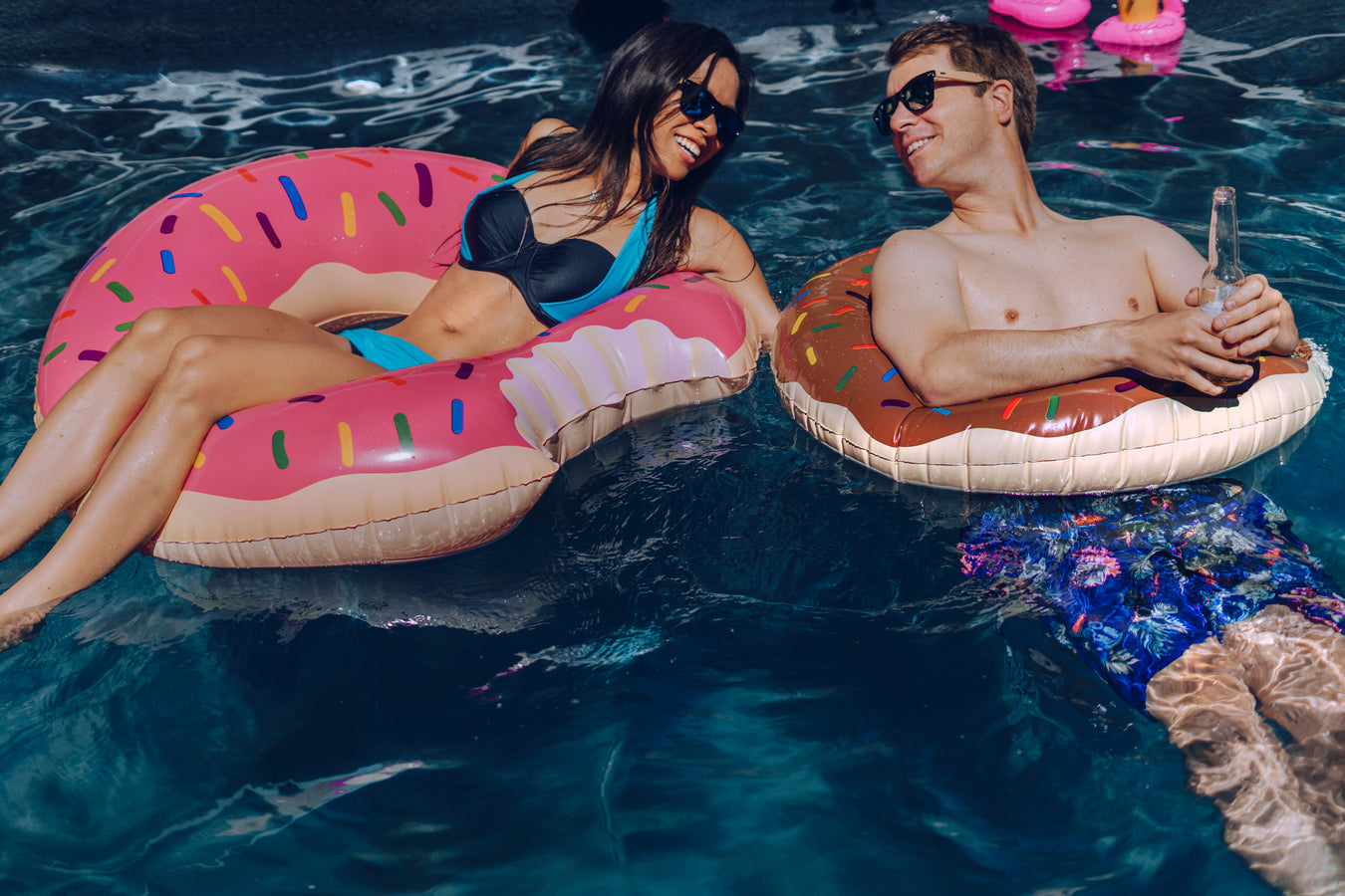 his-hers-pool-floats