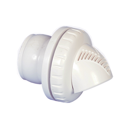 Venturi Return Fitting Self Aligning Slip 1.5" Inlet - White