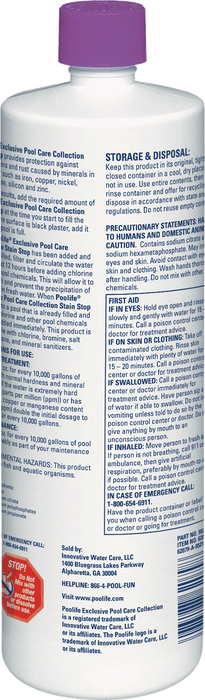 Poolife Stain Stop - 32 Oz